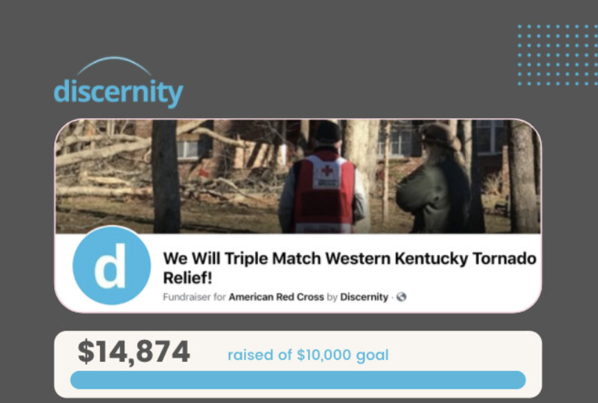 Discernity Fundraises for Western Kentucky Tornado Relief