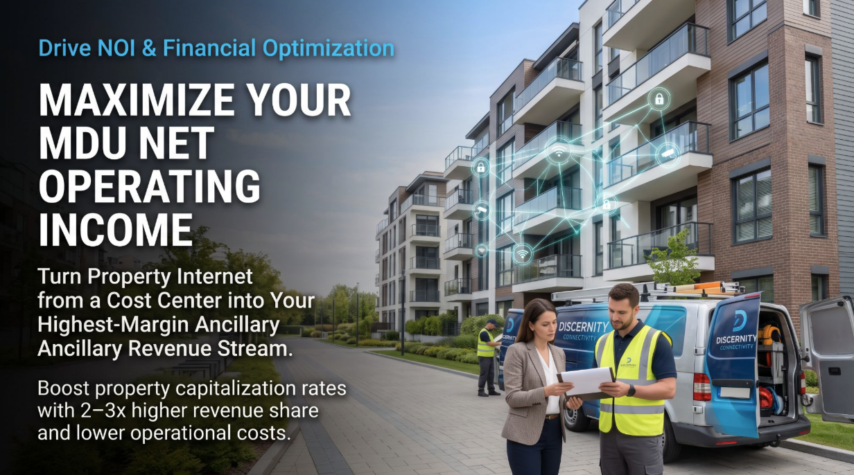 Drive NOI & Financial Optimization Maximize MDU Net Operating Income (NOI) with Managed Wi-Fi